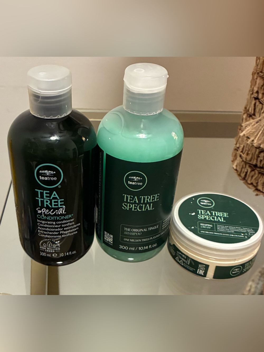 Paul Mitchell Tea Tree Special Shampoo Conditioner & Shaping Cream Set NEW